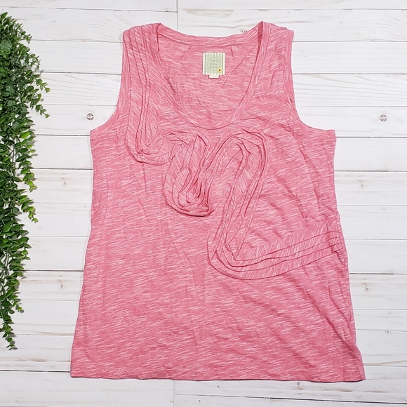 Anthropologie Tops - Anthropologie Little Yellow Button Winding Roads